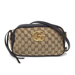 Gucci GG Marmont Shoulder Bag Canvas Leather